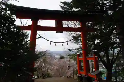 新倉富士浅間神社の鳥居