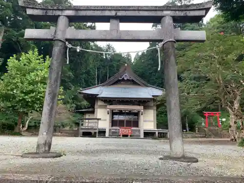 村山浅間神社の鳥居