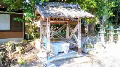 神明社（片名神明社）の手水舎