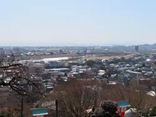 足利織姫神社の景色