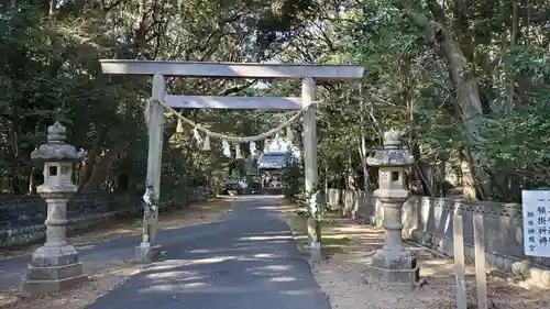 鎌田神明宮の鳥居