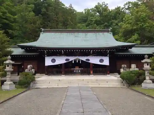 山梨縣護國神社の本殿