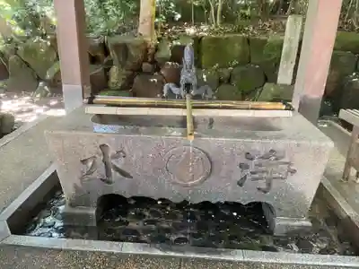 八百富神社の手水舎