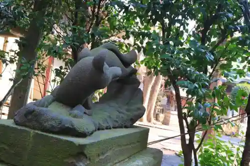 小野照崎神社の狛犬