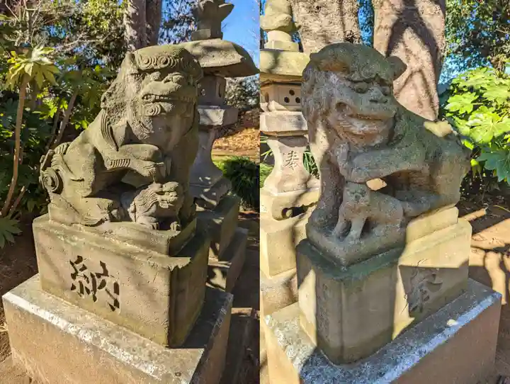 米本神社の狛犬