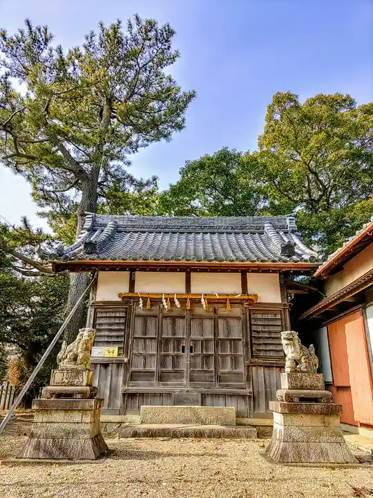 芦池神明社の本殿・本堂