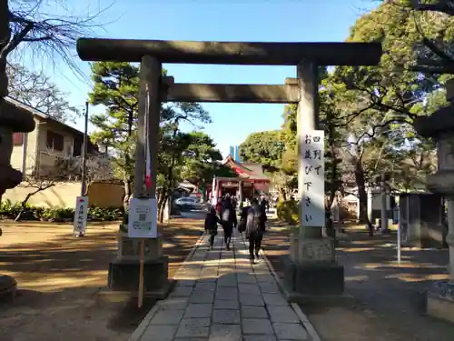 品川神社の鳥居