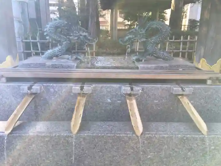 大國魂神社の手水舎