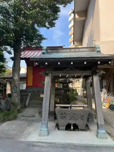 新橋浅間神社の手水舎