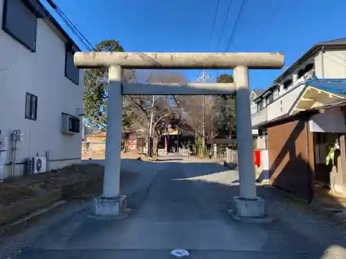 岩槻愛宕神社の鳥居