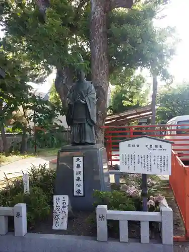 阿部野神社の像