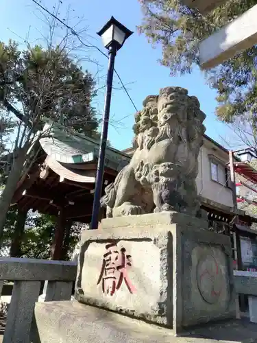 居木神社の狛犬