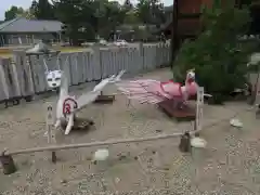 奈良縣護國神社の狛犬