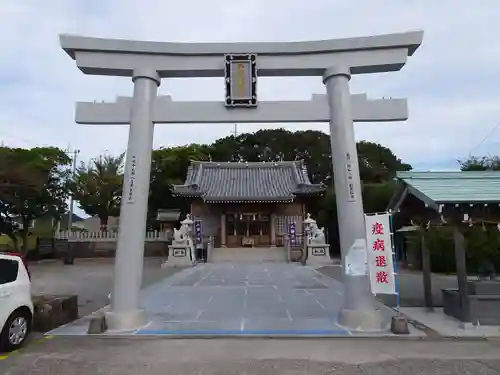 牛深八幡宮の鳥居