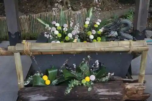 東海市熊野神社の手水舎