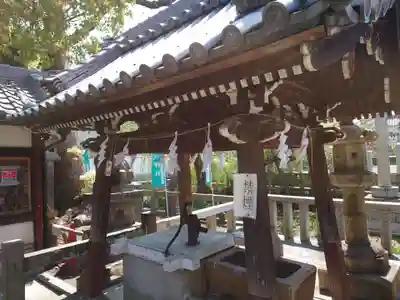 浅澤社（住吉大社境外末社）の手水舎