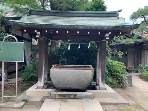 篠崎浅間神社の手水舎
