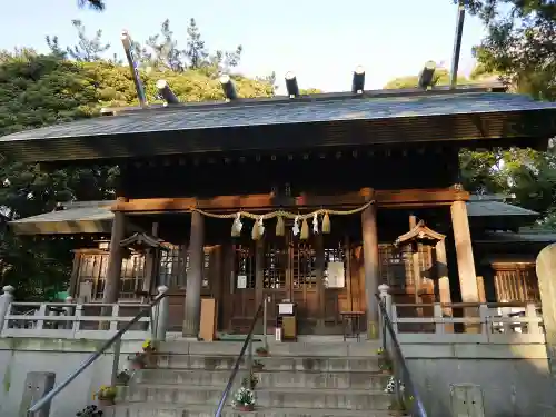用賀神社の本殿・本堂