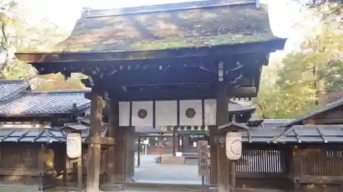 河合神社（鴨川合坐小社宅神社）の山門・神門