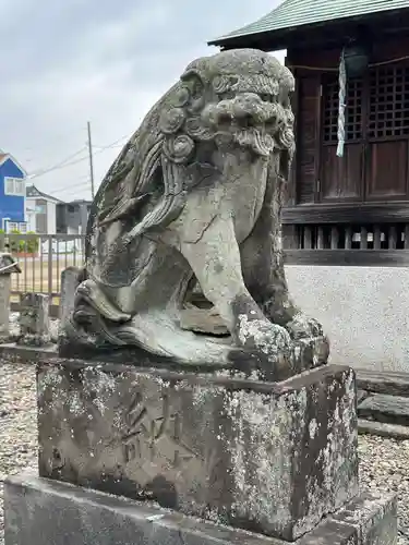 中曽根香取御嶽神社の狛犬