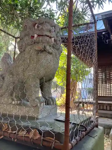 井細田八幡神社の狛犬