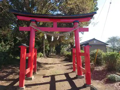 結城諏訪神社の鳥居