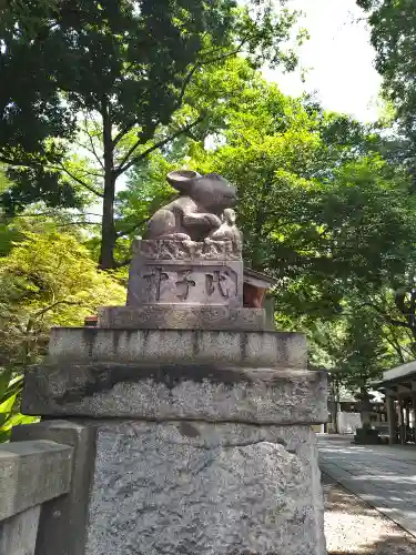 調神社の狛犬