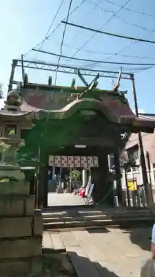 艮神社の山門・神門