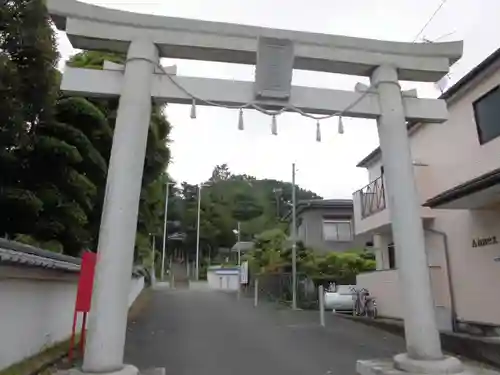 中山杉山神社の鳥居