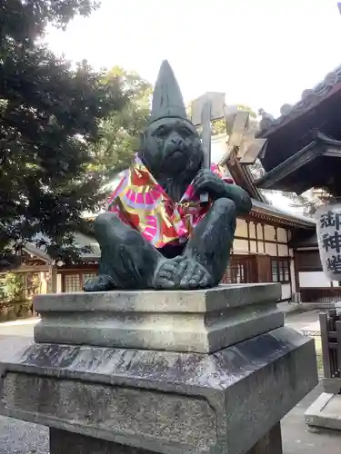 清洲山王宮　日吉神社の狛犬