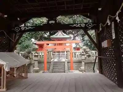 和爾坐赤阪比古神社の鳥居