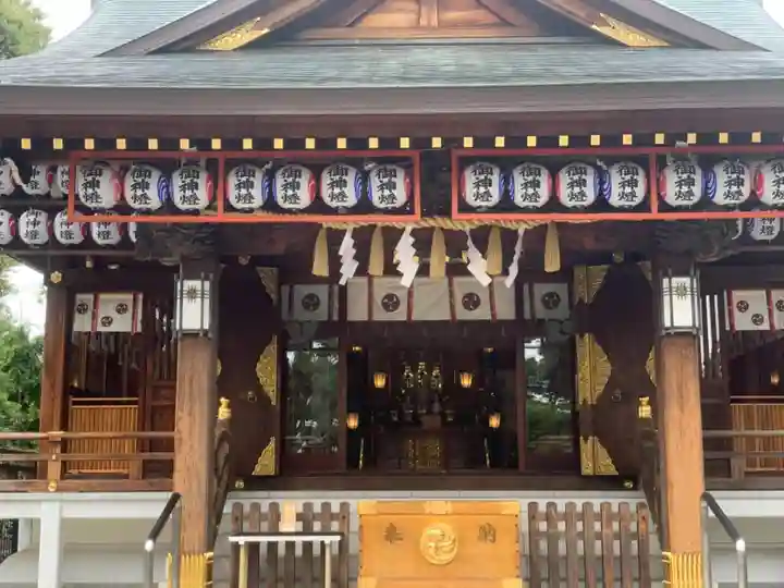 中野沼袋氷川神社の本殿・本堂