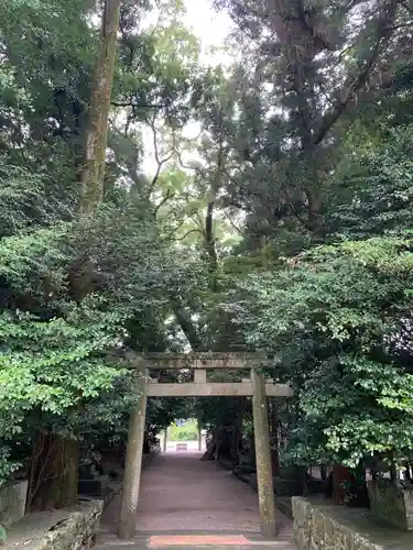 比木神社の鳥居