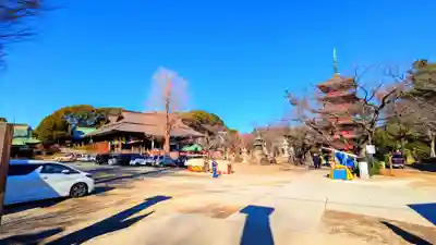 法華経寺の景色