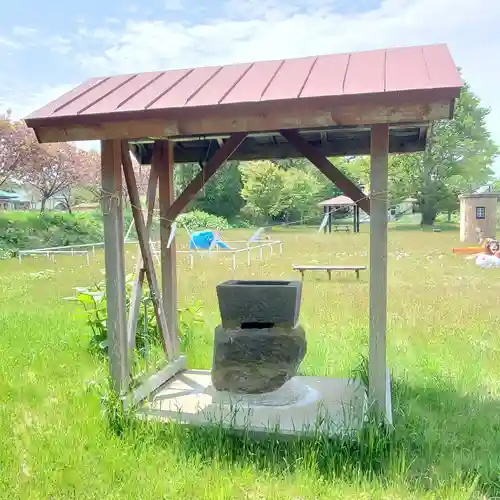 沼尻白旗神社の手水