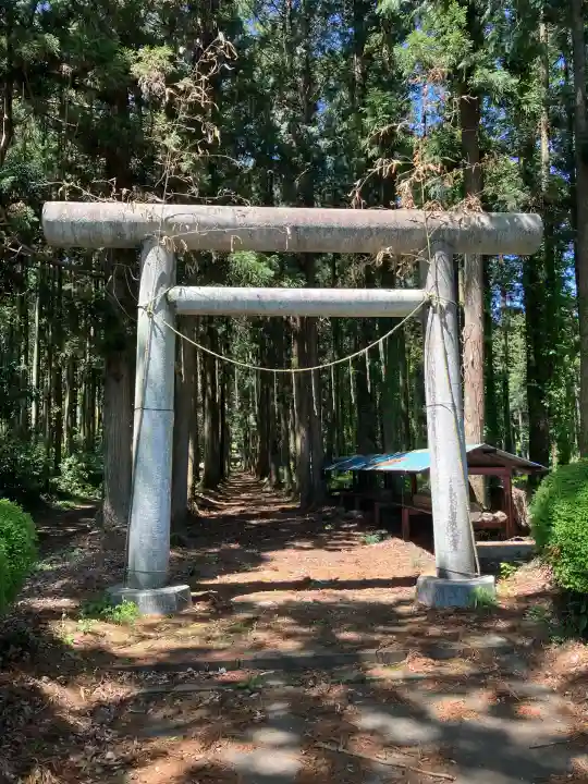 温泉神社(実取)の鳥居