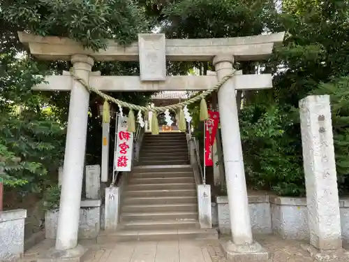 千束八幡神社の鳥居