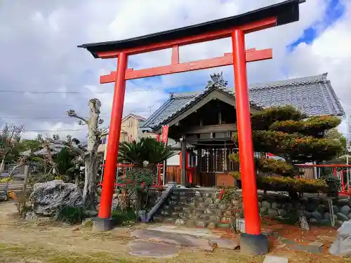 豊福稲荷社の鳥居