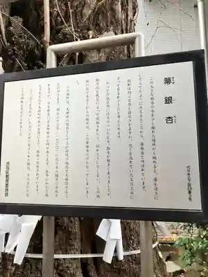 箒銀杏天満宮(東京都)