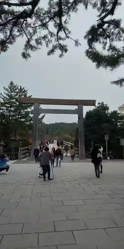 伊勢神宮内宮（皇大神宮）の鳥居