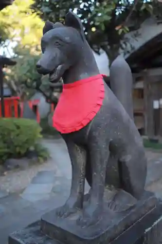 三囲神社の狛犬