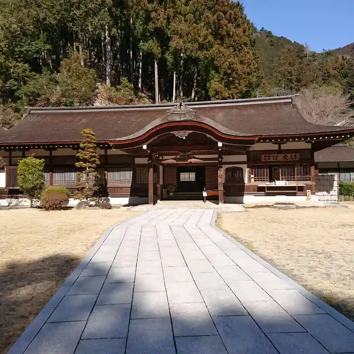 身延山 祖廟拝殿の本殿・本堂