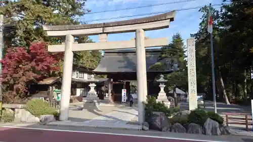 甲斐國一宮 浅間神社の鳥居