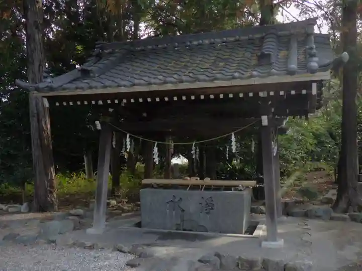 八幡社(柏井町)の手水舎