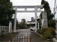 新宿下落合氷川神社の鳥居