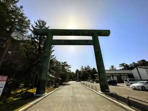 石川護國神社の鳥居