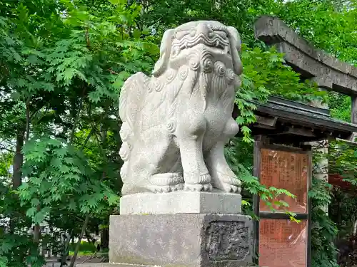 旭川神社の狛犬