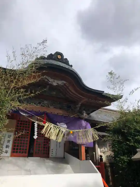 新田神社の本殿・本堂
