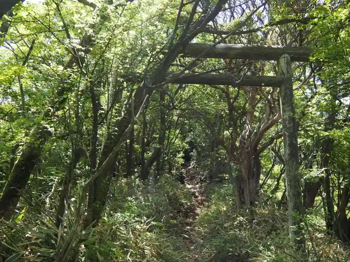 冠ヶ岳の社の鳥居