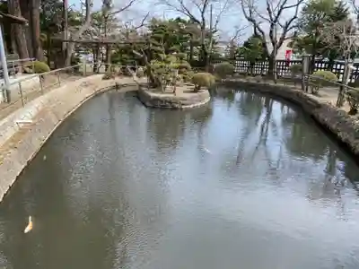 小田八幡宮の庭園